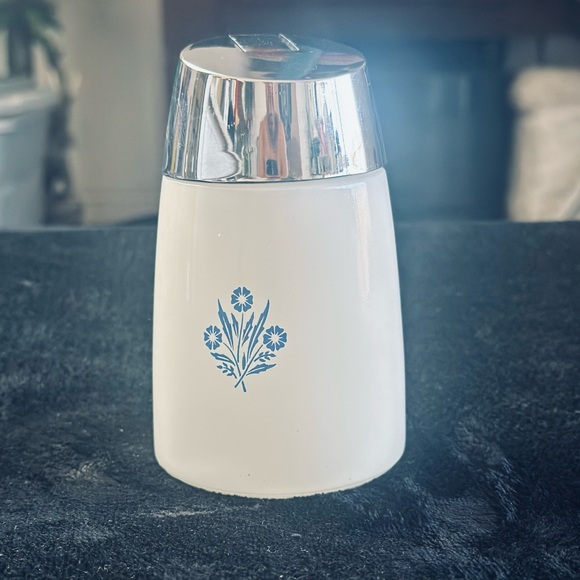 Blue Cornflower 1960’s Antique Vintage Rare Corningware sugar dispenser 6” - Picture 2 of 5